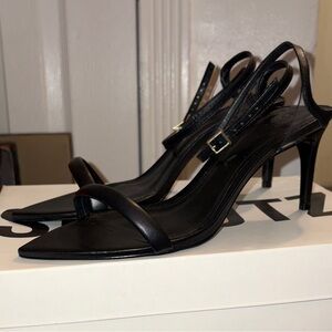 SCHUTZ Black Strappy Heels